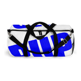 PUP custom Duffle Bag blue and white