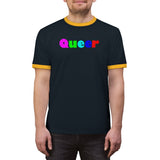 queer all gender Ringer Tee up to 4XL