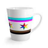 Chicago pride flag Latte mug