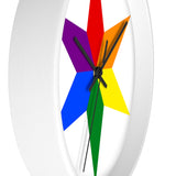 chicago pride star Wall clock