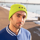 Chicago 4 star rainbow pride hat Knit Beanie