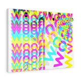 woof! cmyk print on Canvas limited to 100. #007/100