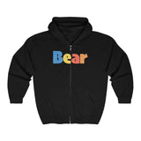 "summer bear" all gender Heavy Blend™ Full Zip Hooded Sweatshirt up to 5XL