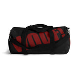 custom woof Duffle Bag red and black