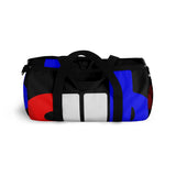custom duffle cub Duffle Bag red white and blue