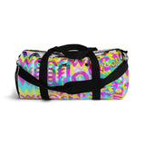 CMYK woof! duffle bag