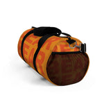 "be bear" bear Duffle / gym Bag (orange and orange yellow graphic)