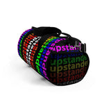 "be upstander" upstander Duffle Bag (rainbow all over graphic)