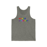 wanna wrestle? all gender Jersey Tank