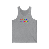 wanna wrestle? all gender Jersey Tank
