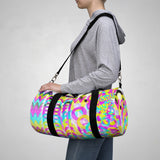 CMYK woof! duffle bag