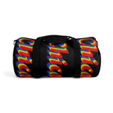 Chicago pride Duffle Bag rainbow print.