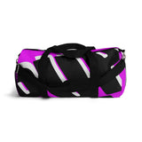 PUP custom Duffle Bag over sized black and white on pink graphic