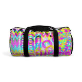 CMYK woof! duffle bag