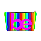 series be Accessory Pouch w T-bottom rainbow and pink be graphic