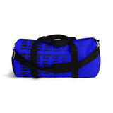 "be anti bully" anti bully Duffle Bag (black and blue all over graphic)