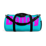 custom daddy Duffle Bag multi color - pink, blue, white