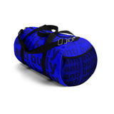 "be anti bully" anti bully Duffle Bag (black and blue all over graphic)