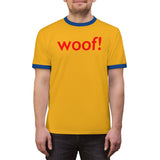 woof! all gender Ringer Tee up to 4XL