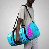 custom daddy Duffle Bag multi color - pink, blue, white