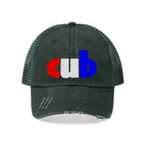 embroidered cub Unisex Trucker Hat red white and blue