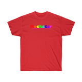 Rockstar all gender Ultra Cotton Tee funty rainbow graphic shirt