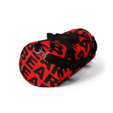 "be bear" Duffle / gym Bag (red and black graphic)