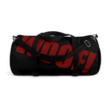 custom woof Duffle Bag red and black