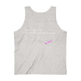 definition bear splash of pink be bear Ultra Cotton Tank Top (up to 3XL) funty collection