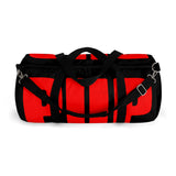 pup custom Duffle Bag black and red