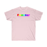 Funster all gender Ultra Cotton Tee funty rainbow graphic shirt