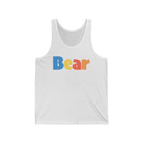 summer bear all gender Jersey Tank