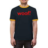 woof! all gender Ringer Tee up to 4XL