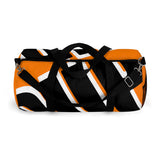 PUP custom Duffle Bag over sized black and white on orange graphic