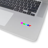 Queer Kiss-Cut Stickers available in 4 sizes