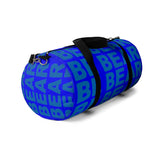 "be bear" Duffle / gym Bag (blue and blue all over graphic)