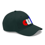 embroidered CUB Unisex Twill Hat red white and blue