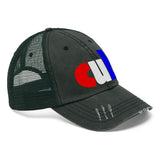 embroidered cub Unisex Trucker Hat red white and blue