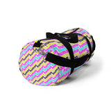 human just like you cmyk on pink Duffel Bag