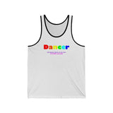 Dancer all gender Jersey Tank funty tank rainbow graphic