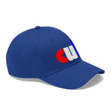 embroidered CUB Unisex Twill Hat red white and blue