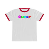 queer all gender Ringer Tee up to 4XL