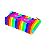 series be Accessory Pouch w T-bottom rainbow and pink be graphic