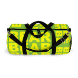 "be bear" Duffle / gym Bag (yellow and green yellow graphic)