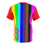 be you candy stripe all over print tee