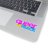 queer as frack Kiss-Cut Stickers in 4 sizes