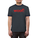 woof! all gender Ringer Tee up to 4XL