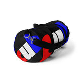 custom duffle cub Duffle Bag red white and blue