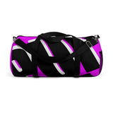 PUP custom Duffle Bag over sized black and white on pink graphic