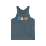 "summer bear" all gender Jersey Tank